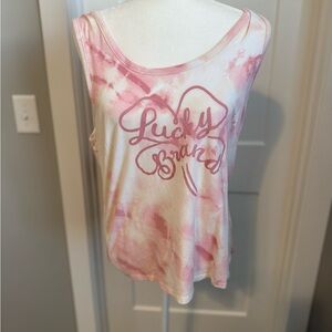 Lucky Brand Pastel Tie-Dye Tee